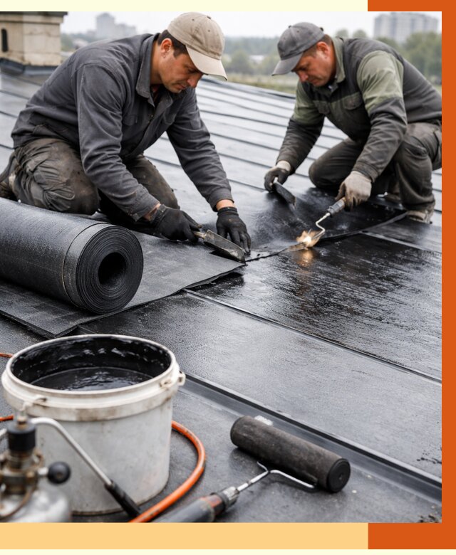 Гидроизоляция фальцевой кровли в Алейске от 7733 руб. под ключ | ТепломастерЛук