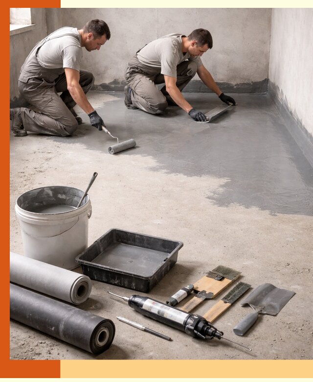 Гидроизоляция пола в Алейске — надежная защита от влаги и протечек