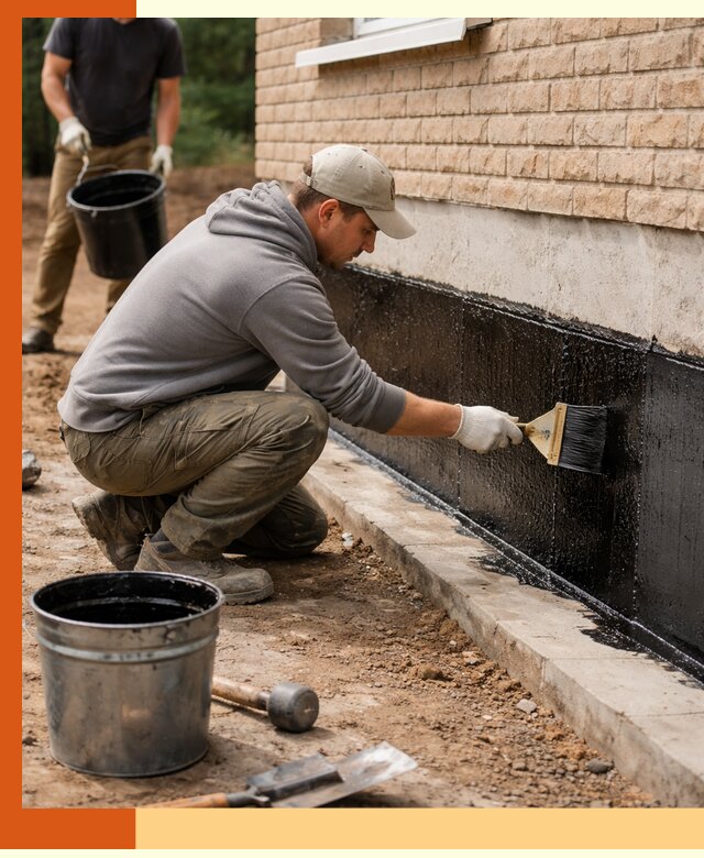 Гидроизоляция цоколя домов и зданий в Алейске эффективными методами