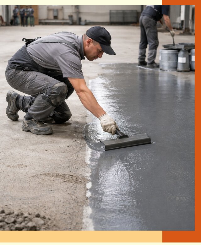 Гидроизоляция промышленного пола в Алейске от 1237 руб./м2 — ТепломастерЛук специалисты под ключ