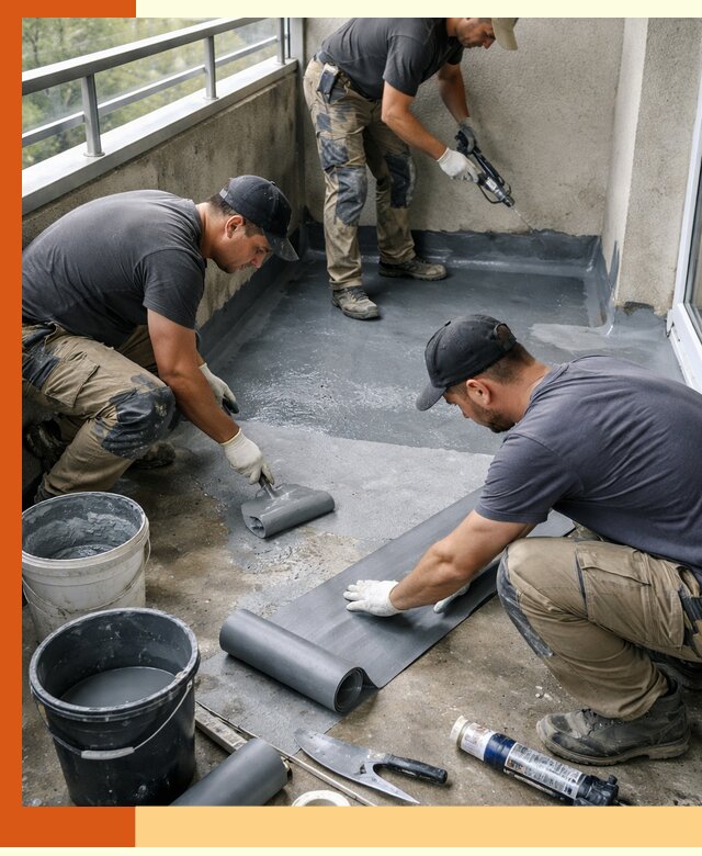 Гидроизоляция балкона в Алейске: надежная защита от протечек