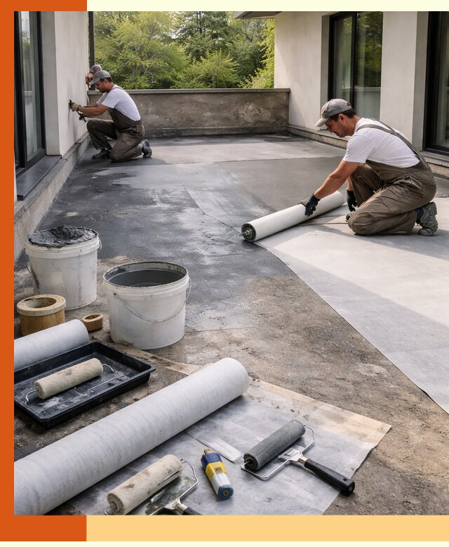 Гидроизоляция террасы в Алейске — надежная защита от влаги и протечек