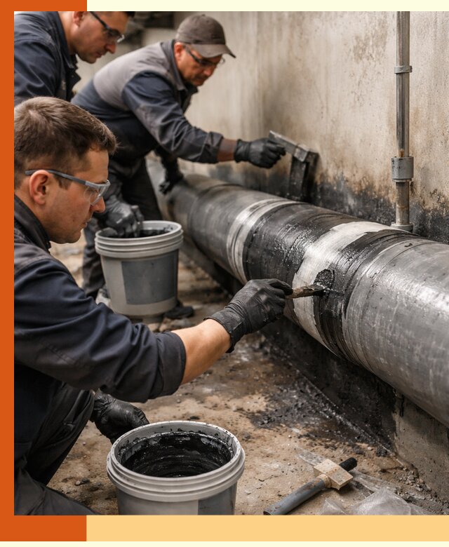Гидроизоляция труб в Алейске — защита и герметизация коммуникаций