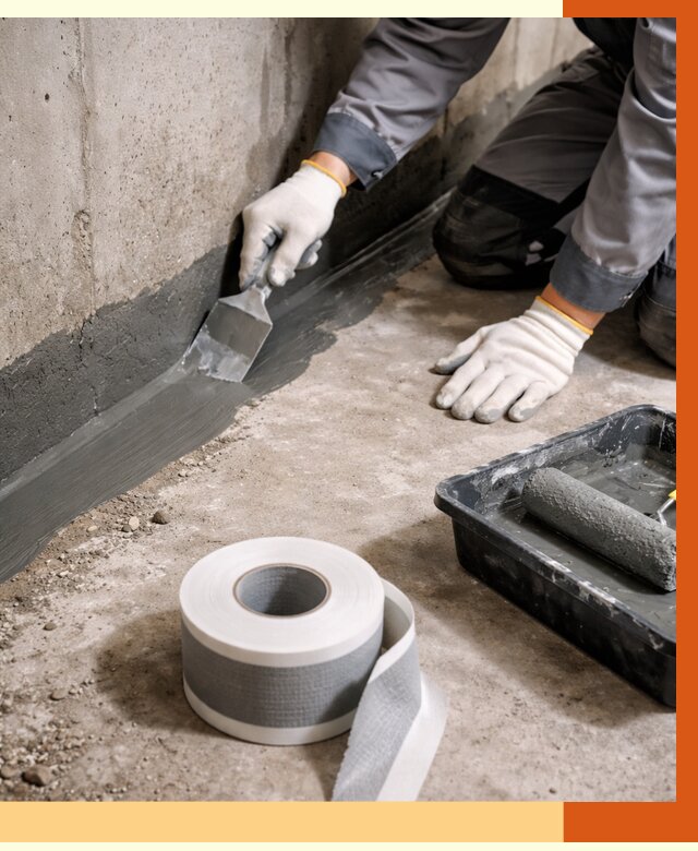 Гидроизоляция швов и герметизация стыков в Алейске от 1289 руб. | ТепломастерЛук