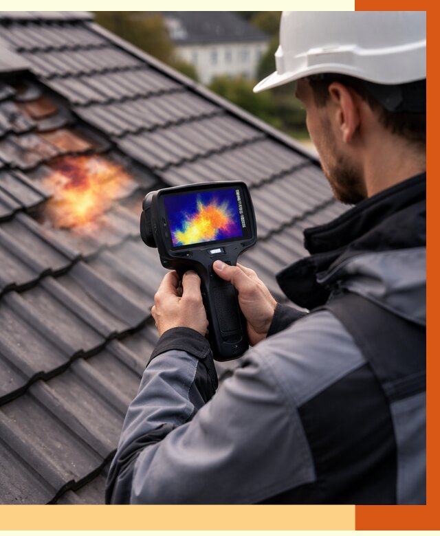 Тепловизионное обследование кровли в Алейске от 4640 руб. — ТепломастерЛук под ключ