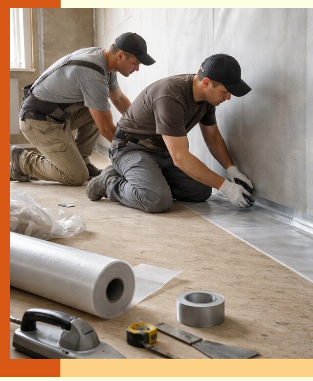 Монтаж пароизоляции для дома и помещений в Алейске