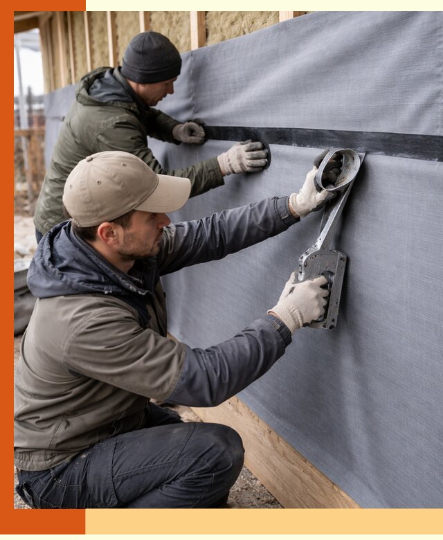 Монтаж ветроизоляции зданий и конструкций в Алейске