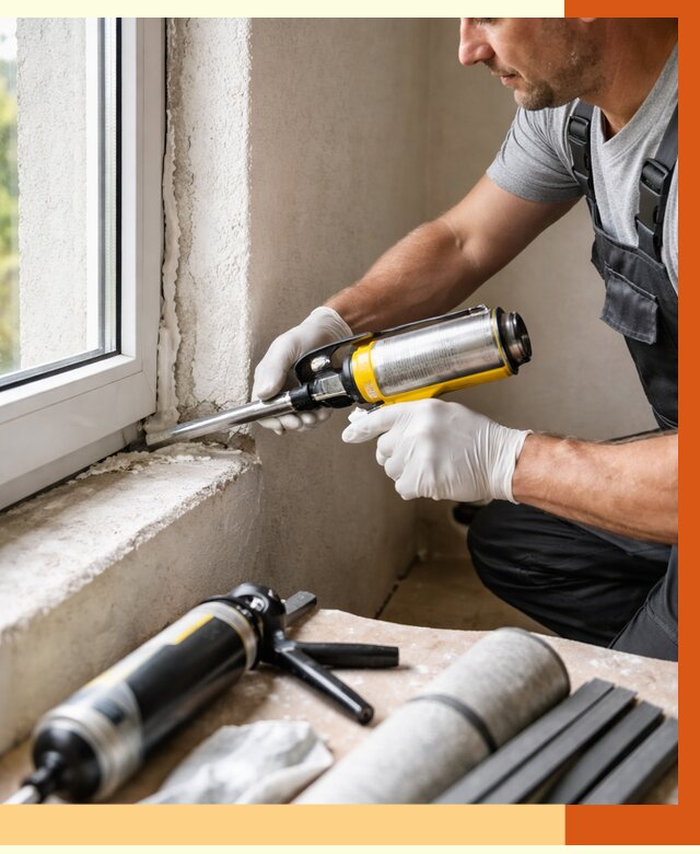 Герметизация стыков и примыканий в Алейске от 1237 руб. под ключ | ТепломастерЛук